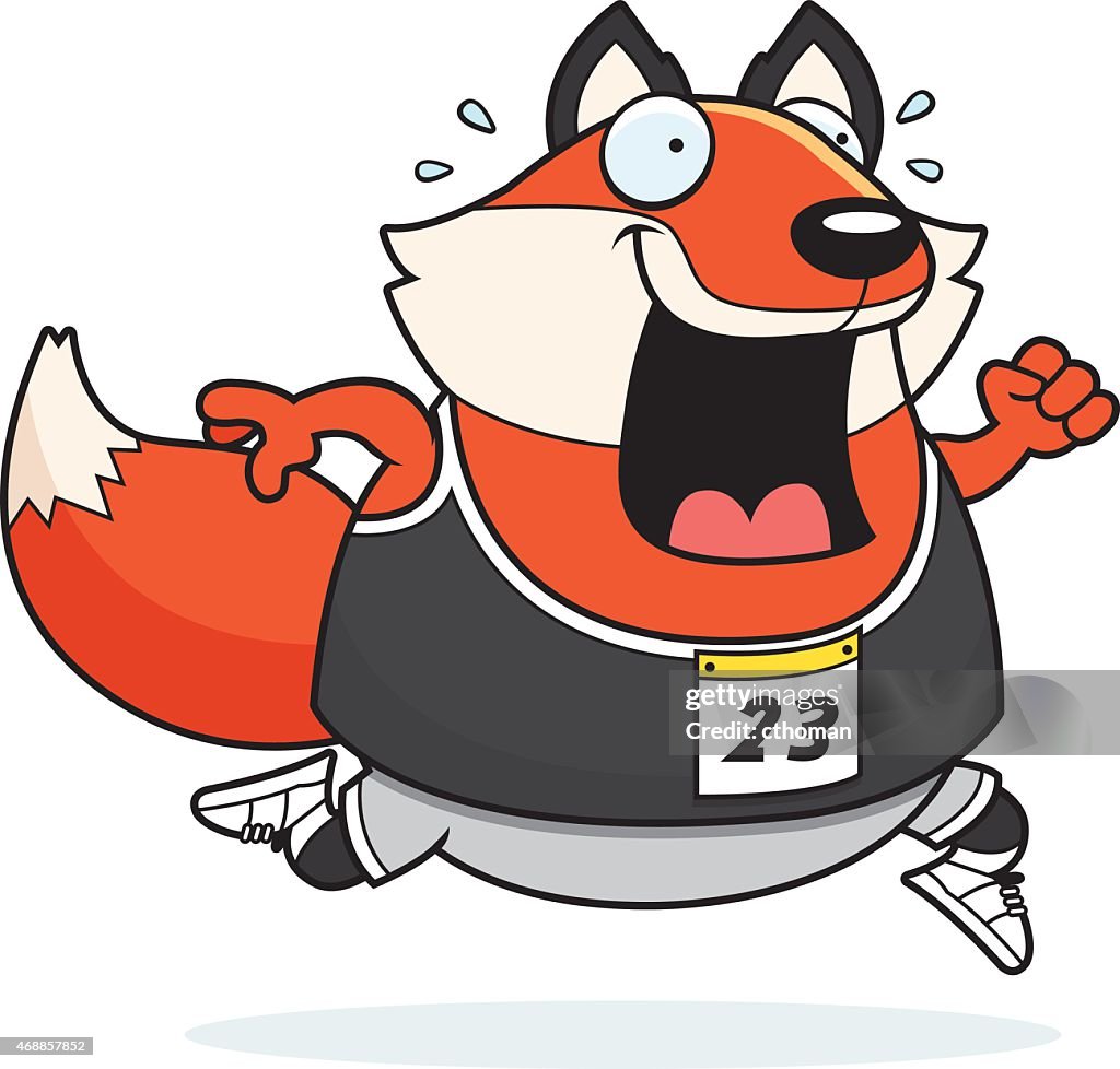 Cartoon Fox Running Race High-Res Vector Graphic - Getty Images