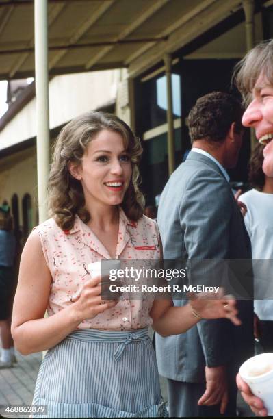 American actress Frances McDormand and British director Alan Parker on the set of their movie 'Mississippi Burning', Braxton, Mississippi, May 6,...