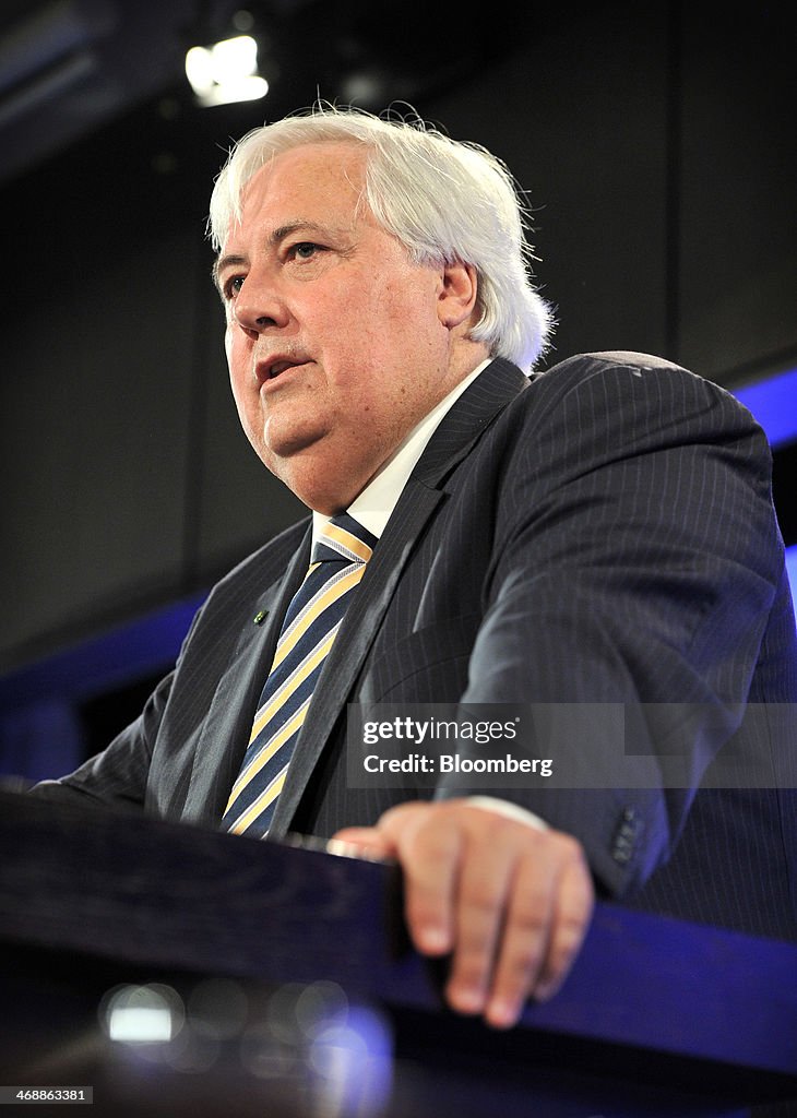 Mineralogy Pty Chairman Clive Palmer Addresses The National Press Club