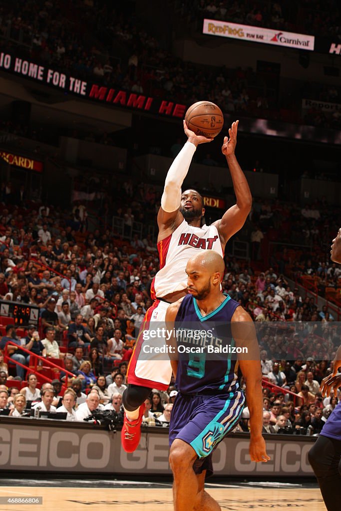 Charlotte Hornets v Miami Heat