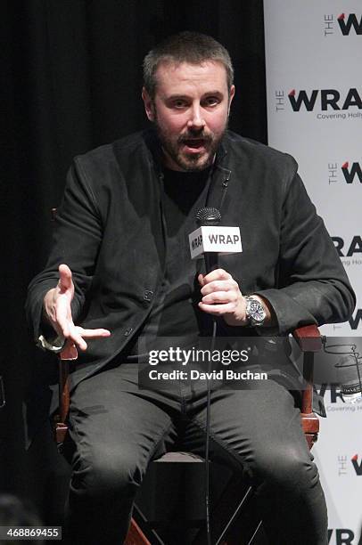 Writer Jeremy Scahill attends The Wrap screening series presents "Dirty Wars" with Director Richard Rowley and co-writer Jeremy Scahill at the...