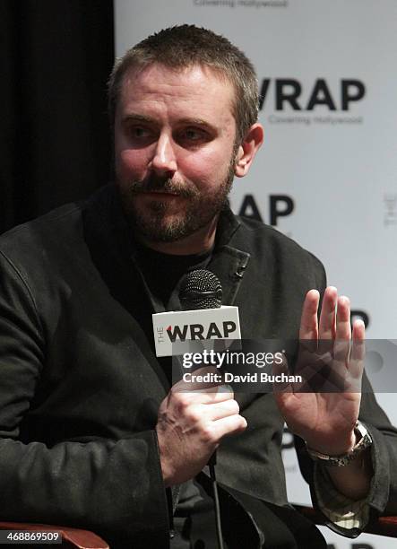Writer Jeremy Scahill attends The Wrap screening series presents "Dirty Wars" with Director Richard Rowley and co-writer Jeremy Scahill at the...