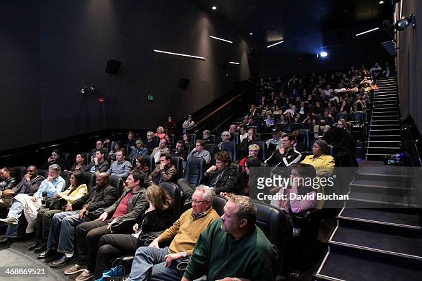 General view of atmosphere at The Wrap screening series presents "Dirty Wars" with Director Richard Rowley & co-writer Jeremy Scahill at the Landmark...