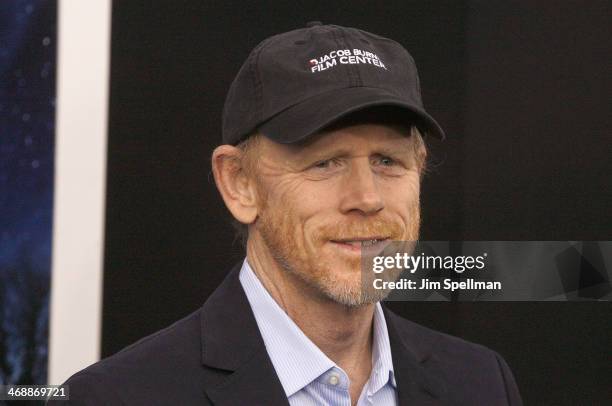 Director Ron Howard attends the "Winter's Tale" world premiere at Ziegfeld Theater on February 11, 2014 in New York City.