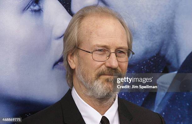 Actor William Hurt attends the "Winter's Tale" world premiere at Ziegfeld Theater on February 11, 2014 in New York City.