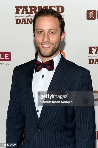 Actor Josh Berger walks the red carpet at the world premiere of "Farmed and Dangerous," a Chipotle/Piro production at DGA Theater on February 11,...