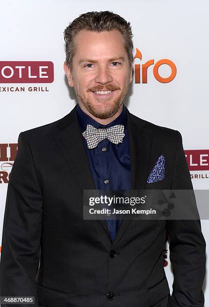 Actor Thomas Mikusz walks the red carpet at the world premiere of "Farmed and Dangerous," a Chipotle/Piro production at DGA Theater on February 11,...