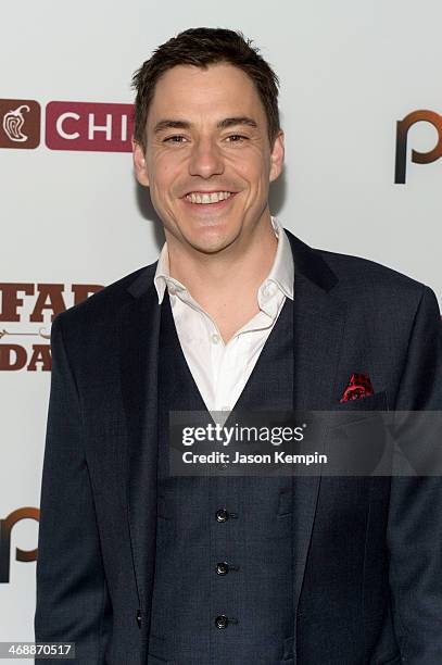 Actor John Sloan walks the red carpet at the world premiere of "Farmed and Dangerous," a Chipotle/Piro production at DGA Theater on February 11, 2014...