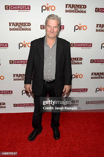 Actor Eric Pierpoint walks the red carpet at the world premiere of "Farmed and Dangerous," a Chipotle/Piro production at DGA Theater on February 11,...