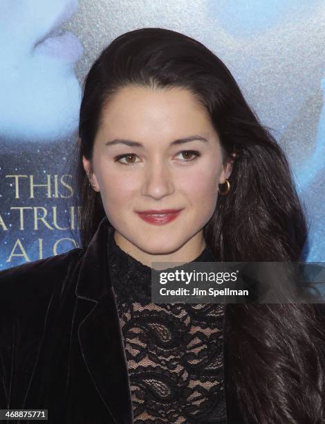 Arabella Oz attends the "Winter's Tale" world premiere at Ziegfeld Theater on February 11, 2014 in New York City.