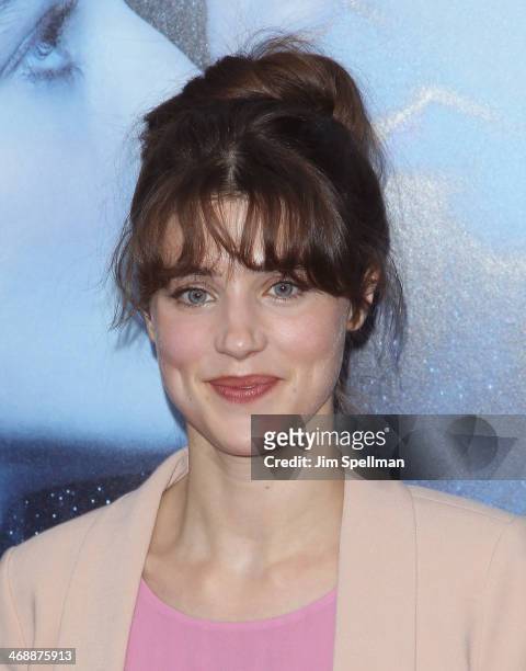 Actress Lucy Griffiths attends the "Winter's Tale" world premiere at Ziegfeld Theater on February 11, 2014 in New York City.