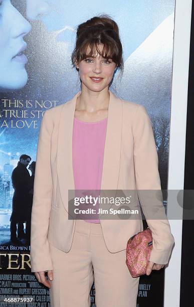 Actress Lucy Griffiths attends the "Winter's Tale" world premiere at Ziegfeld Theater on February 11, 2014 in New York City.