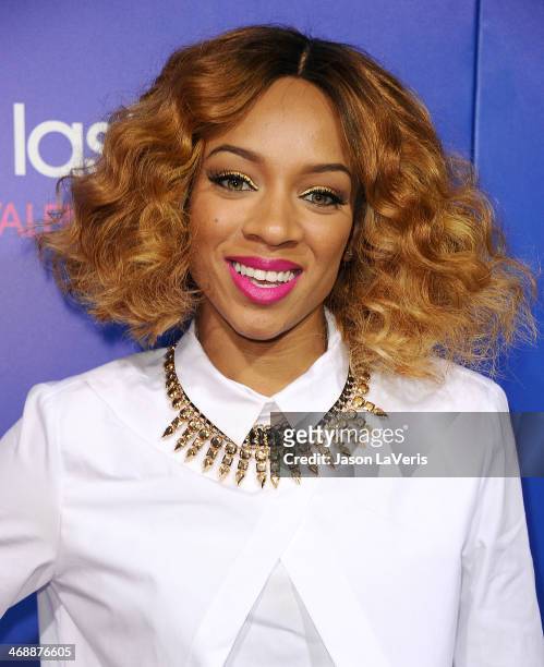 Rapper Lil' Mama attends the Pan African Film & Arts Festival premiere of "About Last Night" at ArcLight Cinemas Cinerama Dome on February 11, 2014...