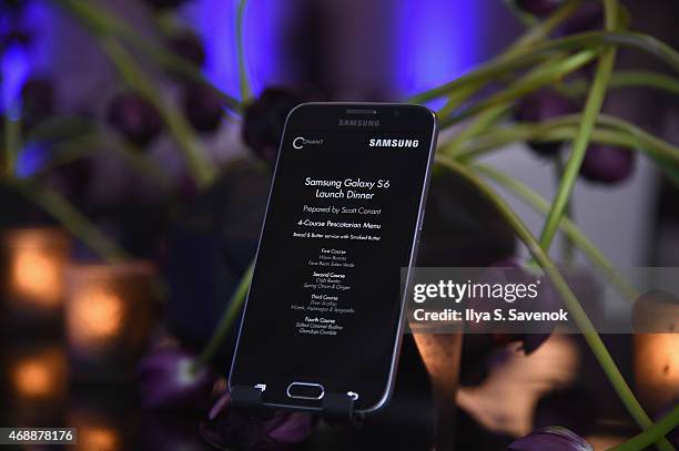 Samsung Galaxy S 6 edge launch in New York City on April 7, 2015 in New York City.