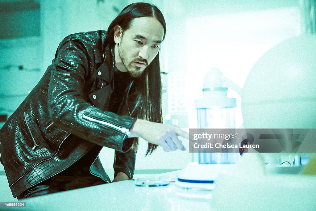 Steve Aoki Video Shoot For His Song "Darker Than Blood" From His Neon Future II Album