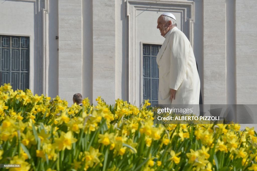 VATICAN-POPE-AUDIENCE