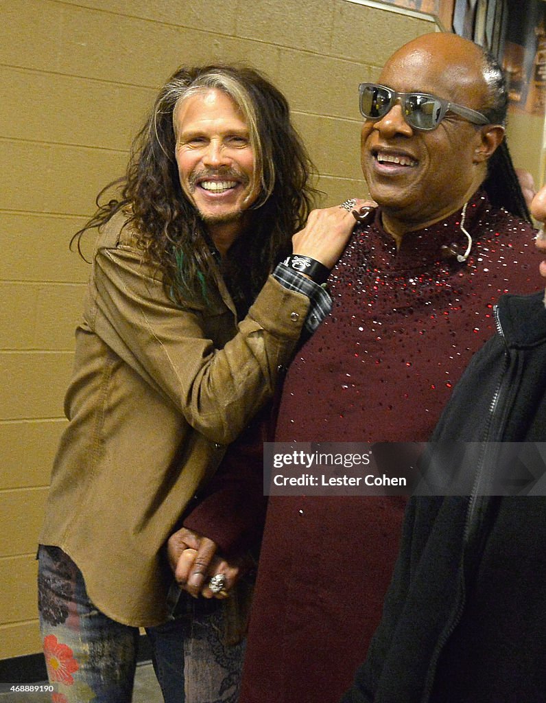 Stevie Wonder's Songs In The Key of Life Performance Tour With Surprise Guests Steven Tyler and Dave Chappelle