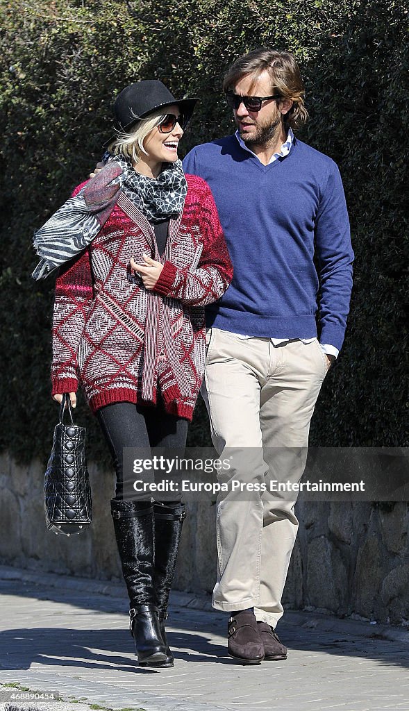 Celebrities Sighting In Madrid - March 16, 2015