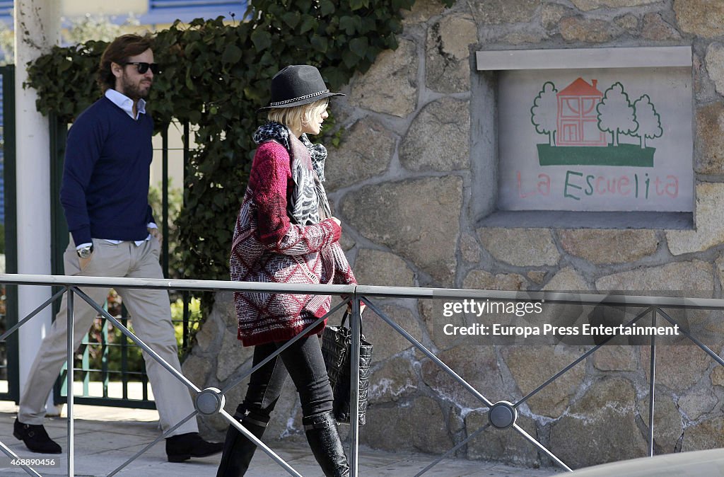 Celebrities Sighting In Madrid - March 16, 2015