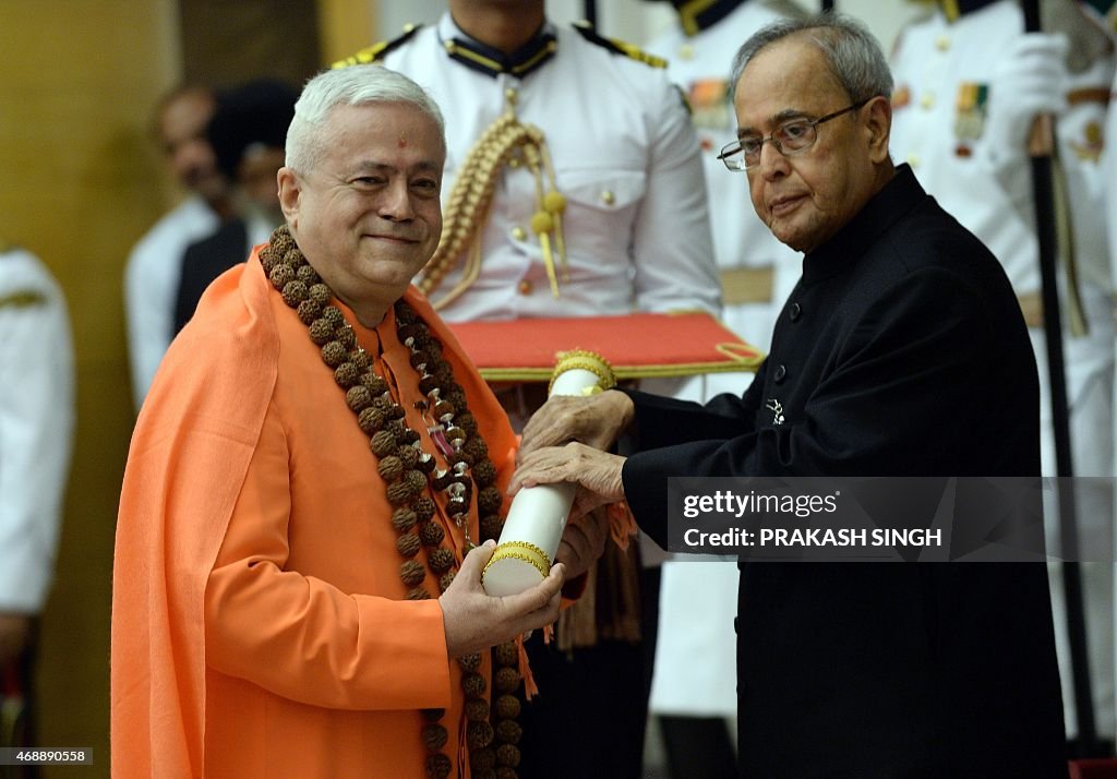 INDIA-POLITICS-AWARD