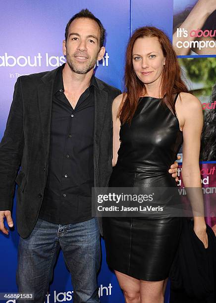 Actor Bryan Callen and Amanda Humphrey attend the Pan African Film & Arts Festival premiere of "About Last Night" at ArcLight Cinemas Cinerama Dome...