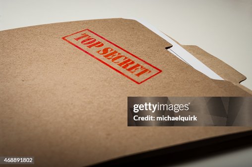 Top Secret file folder Top Secret file folder