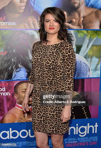 Writer Leslye Headland arrives at The Pan African Film & Arts Festival Premiere of Screen Gems' "About Last Night" at ArcLight Cinemas Cinerama Dome...