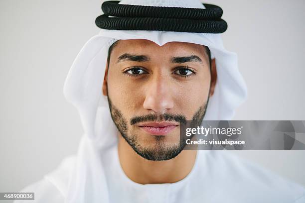 portrait of middle eastern man - arab face stock pictures, royalty-free photos & images