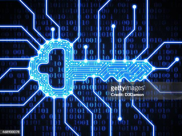 key on digital background - password stock pictures, royalty-free photos & images
