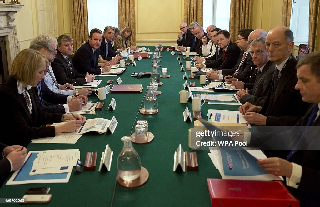 David Cameron Chairs COBRA Meeting At 10 Downing Street