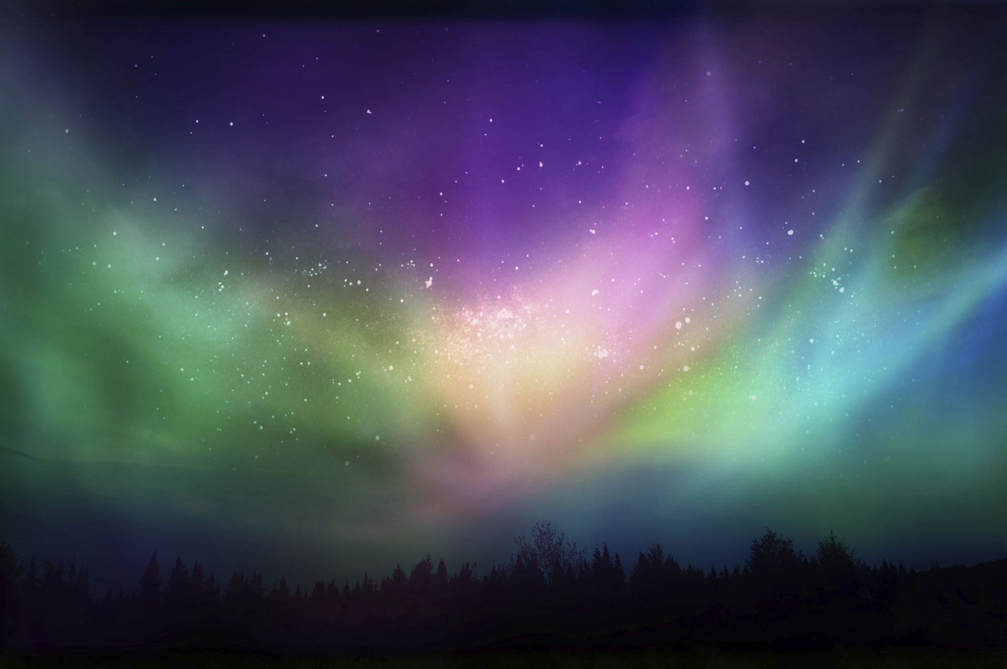 northern lights sky