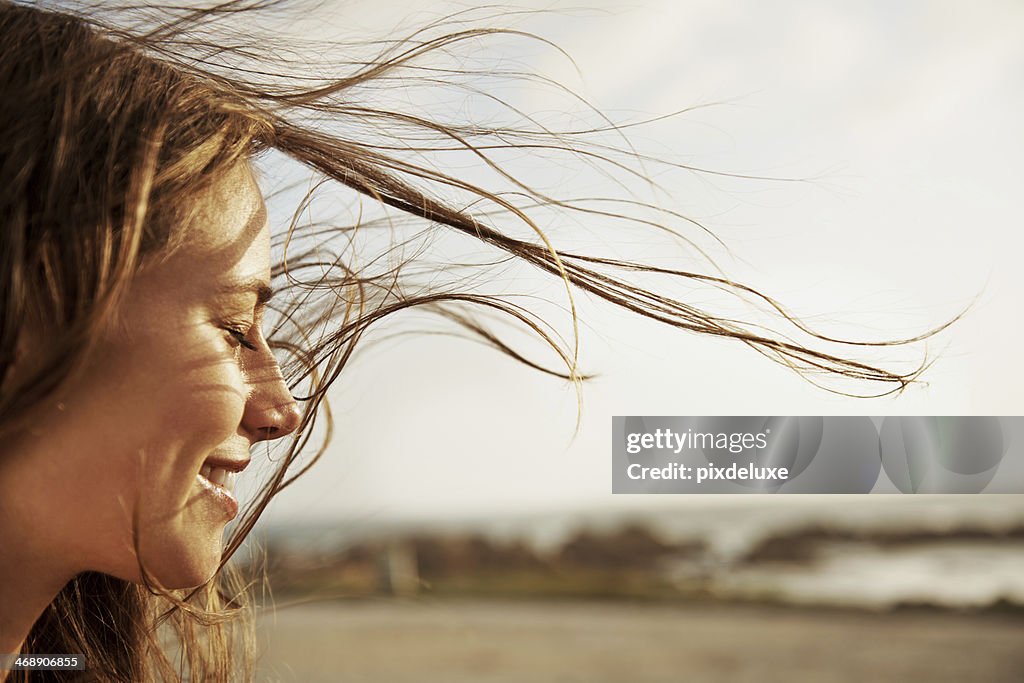 Enjoying the fresh sea air