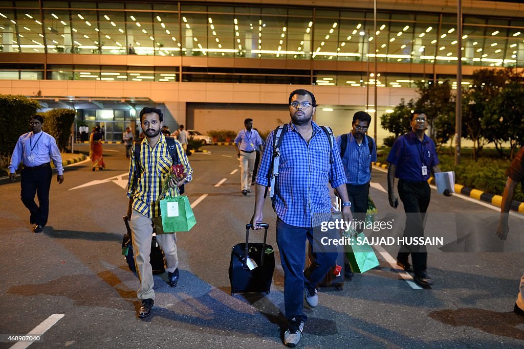 INDIA-YEMEN-EVACUEES