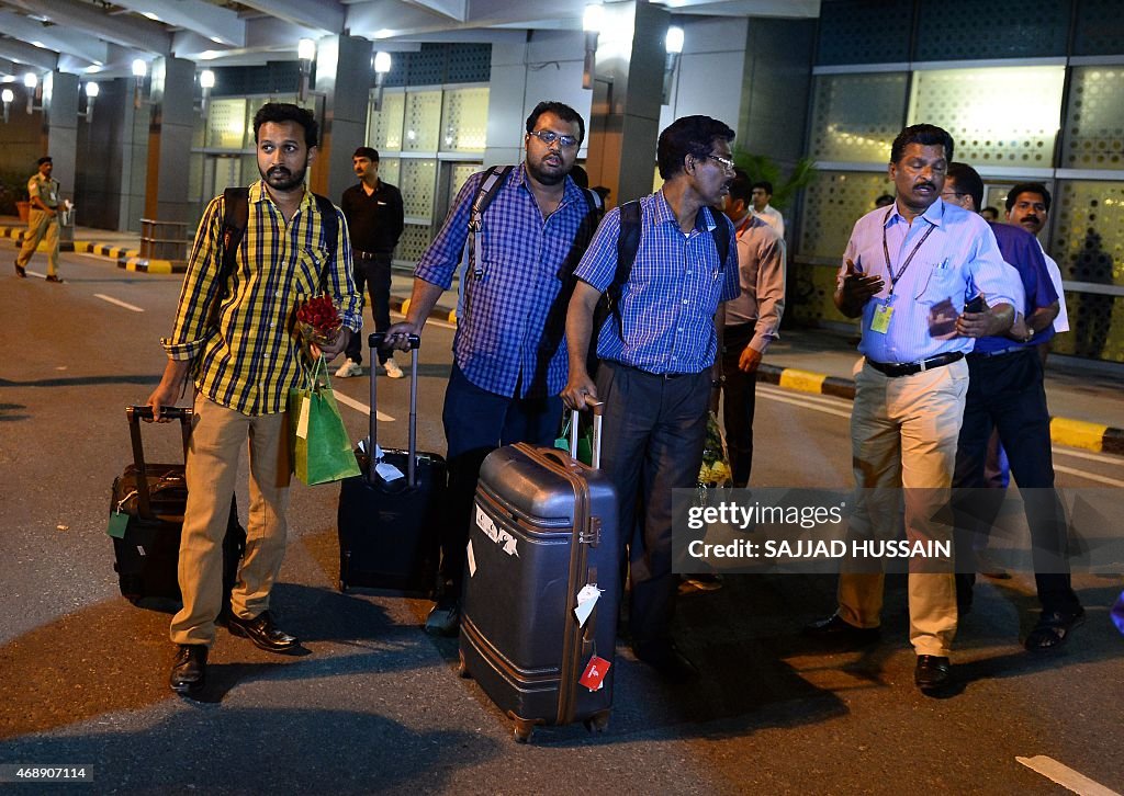 INDIA-YEMEN-EVACUEES