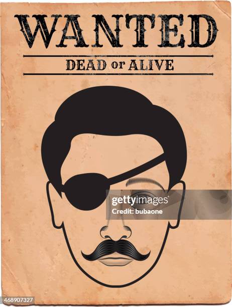 old western wanted poster on royalty free vector background - wanted poster background stock illustrations