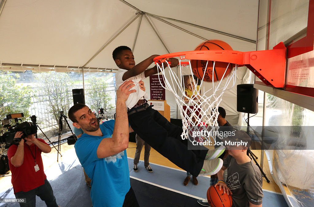 Memphis Grizzlies Court Dedication - St. Jude