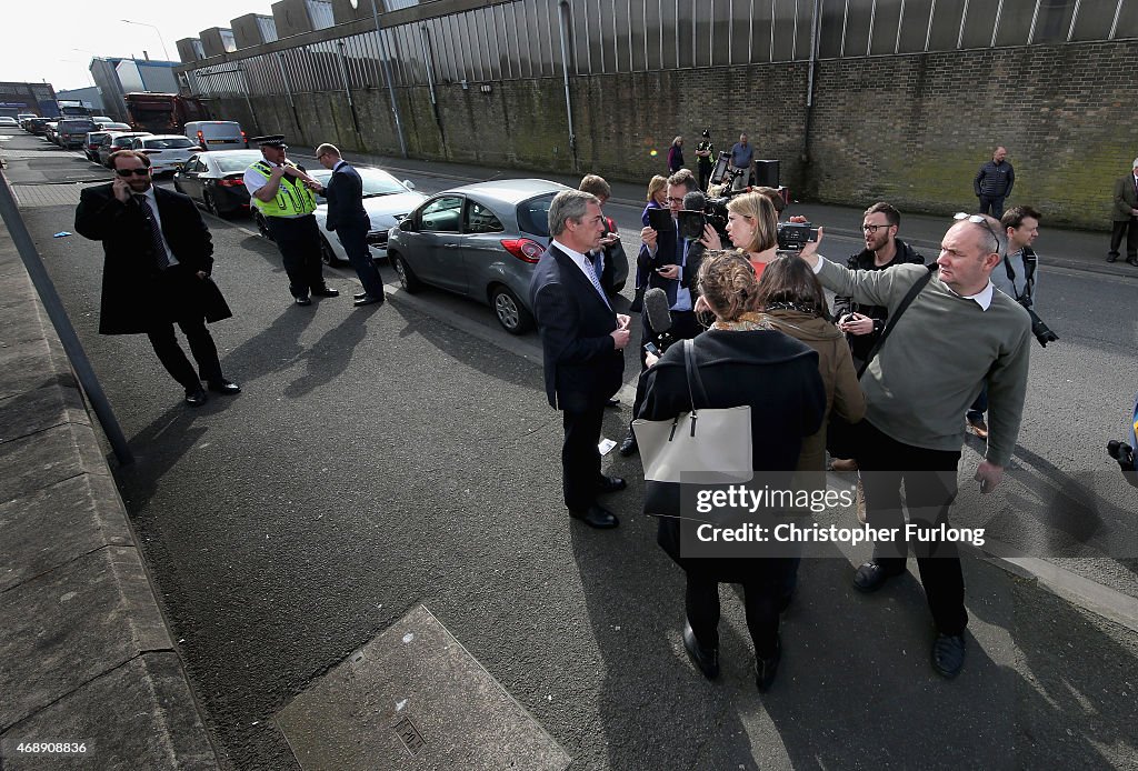 On The General Election Campaign Trail With UKIP Party Leader Nigel Farage