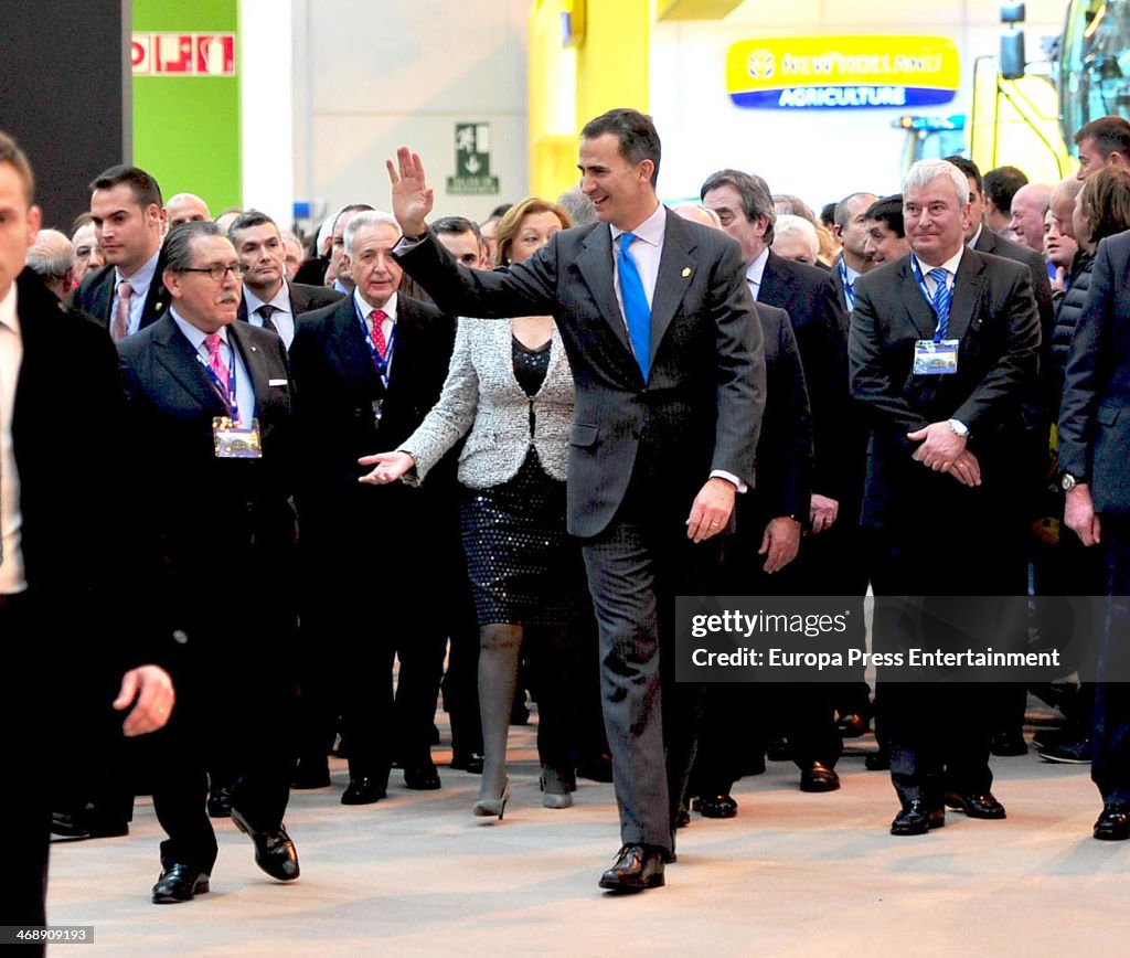 Prince Felipe of Spain Attends FIMA 2014 In Zaragoza