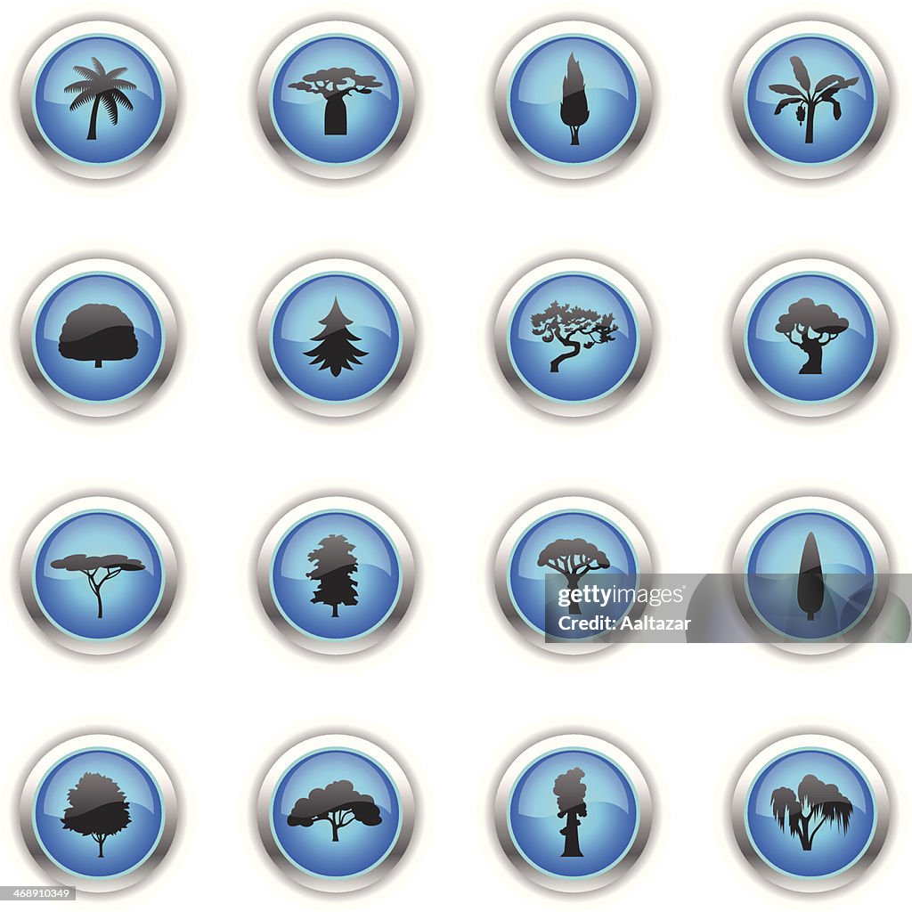 Blue Icons - Trees