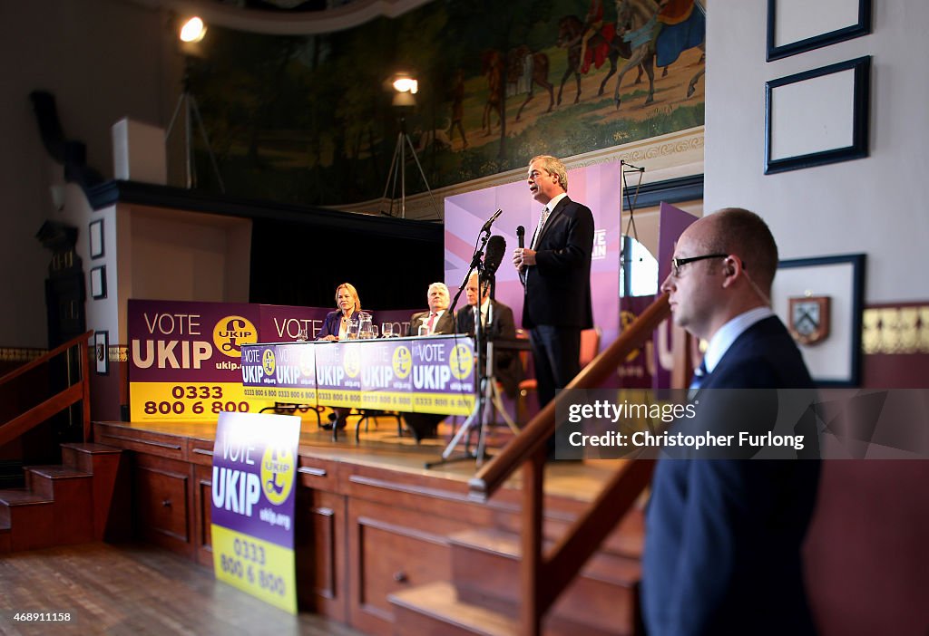 On The General Election Campaign Trail With UKIP Party Leader Nigel Farage