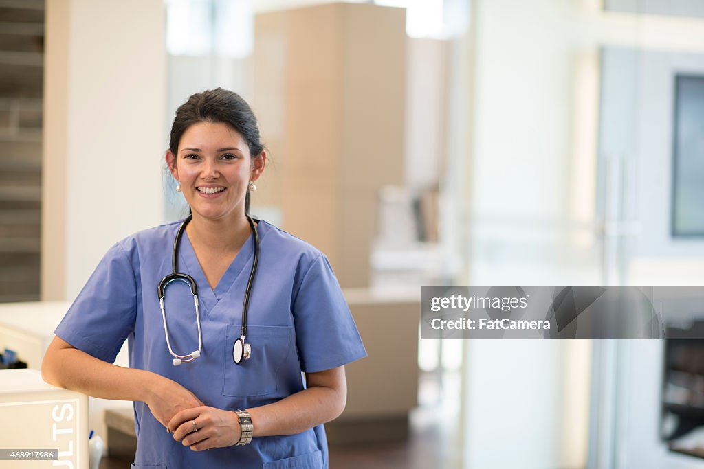 Arzt oder Krankenschwester in medizinische Ambiente