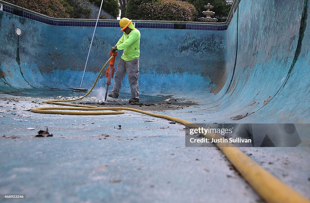 Some California Residents Opting To Shutter Their Pools Due To State's Severe Drought