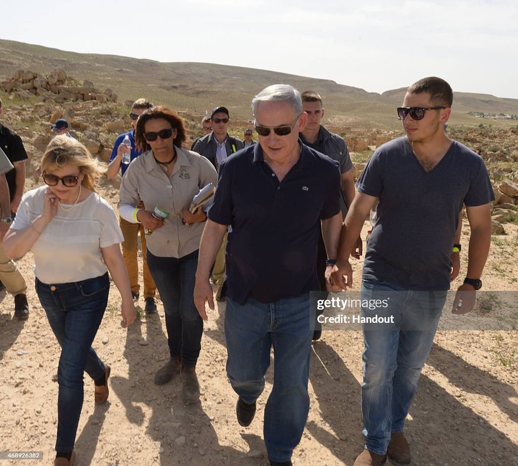 Benjamin Netanyahu Vacations In Israel