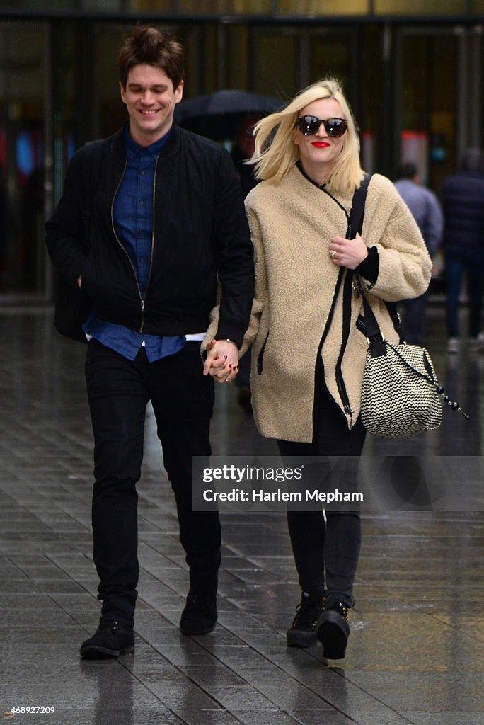 Celebrity Sightings In London - February 12,2014