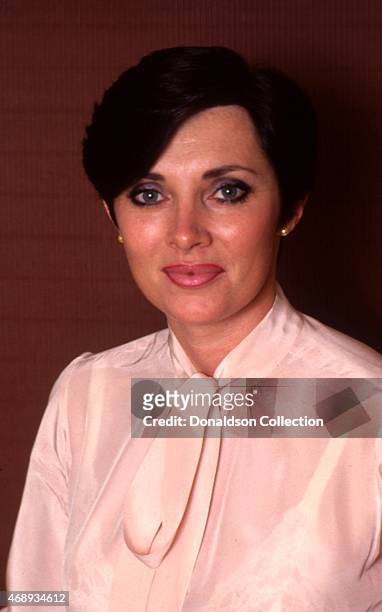 Actress and author Beverly Sassoon poses for a portrait session in circa 1990 in Los Angeles, California.