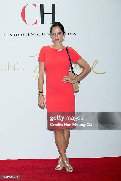 Carolina Adriana Herrera attends the photocall for CH 'Carolina Herrera' launch on April 8, 2015 in Seoul, South Korea.