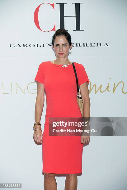 Carolina Adriana Herrera attends the photocall for CH 'Carolina Herrera' launch on April 8, 2015 in Seoul, South Korea.