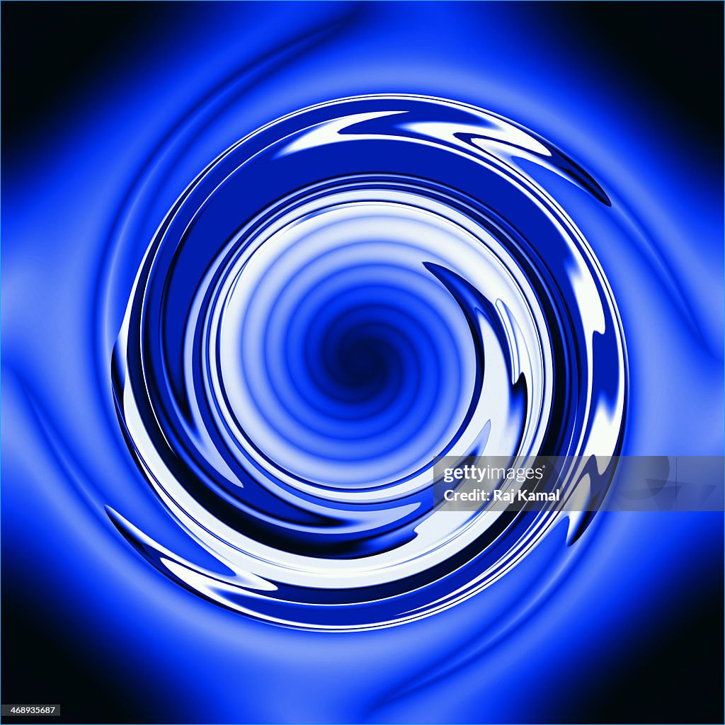 Swirling Shapes Creative Abstract Design