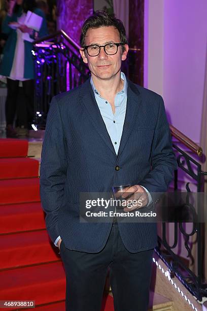 Director Michel Hazanavicius attends the '5th Rendez-vous' French Film Festival Opening Ceremony at Sofitel Hotel on April 8, 2015 in Rome, Italy.