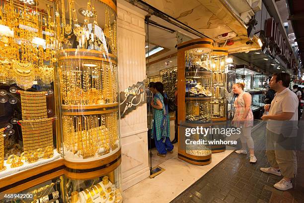 dubai gold souk - souk stock pictures, royalty-free photos & images